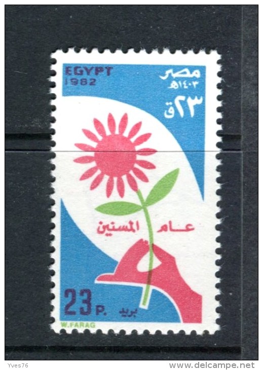 EGYPTE - Y&T N° 1193** - Année Des Peersonnes Agées - Unused Stamps