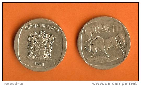 SOUTH AFRICA 1997-1999 5 Rand  KM166 - Südafrika
