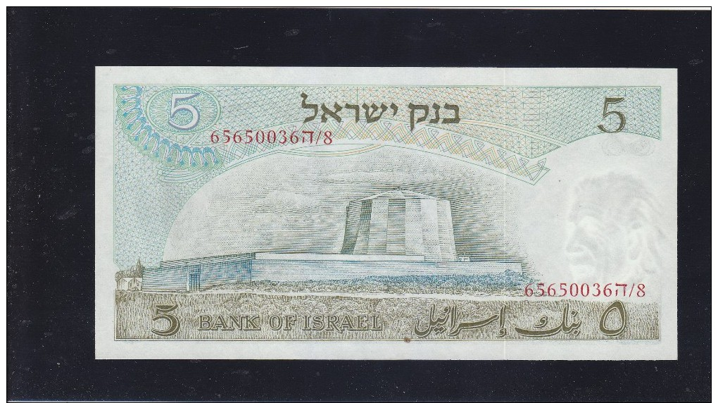 Banknote-1968- Einstein - Unc - Israel