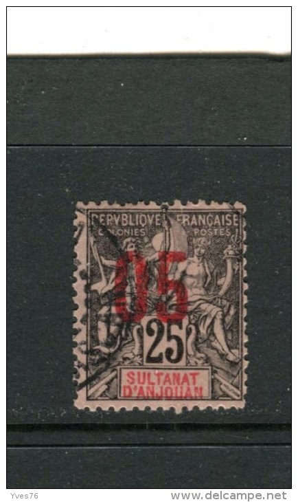 ANJOUAN - Y&T N° 24° - Type Groupe Surchargé - Used Stamps
