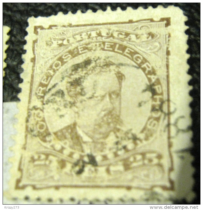 Portugal 1882 King Luis Telegraph 25r - Used - Usati