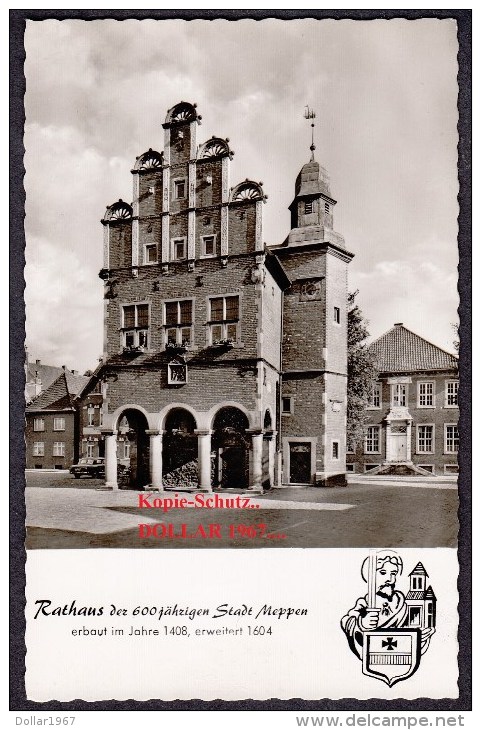 Rathaus Der 600 Jährigen Stadt Meppen .... + 1963..NOT Used..2 X  Scans  For Condition. ( Originalscan !!! ) - Meppen