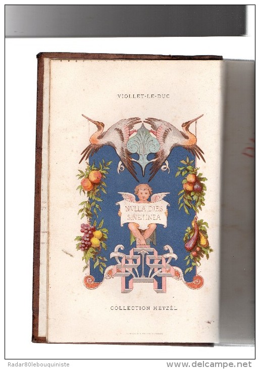 Histoire D´un Dessinateur,comment On Apprend à Dessiner.texte Et Dessins Par Viollet-Le-Duc.SD.304 Pages.HETZEL. - 1801-1900