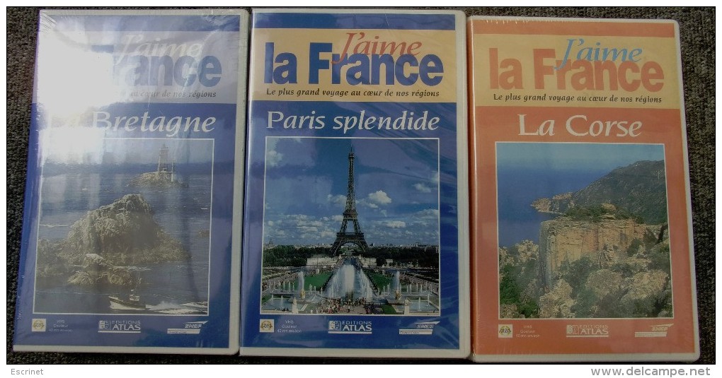 La Corse - La Bretagne - Paris  - Editions Atlas - Verzamelingen, Voorwerpen En Reeksen