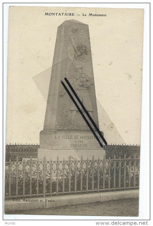 CPA - Montataire - Le Monument - Montataire