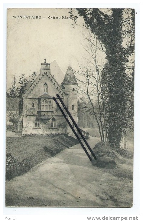 CPA - Montataire - Château Khardys - Montataire