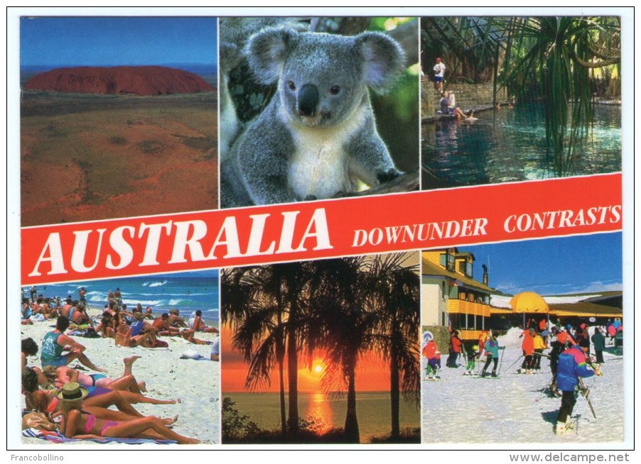 AUSTRALIA - DOWNUNDER CONTRASTS / THEMATIC ANTARCTIC TERRITORY STAMP-HELICOPTER WITH QUAD - Altri & Non Classificati