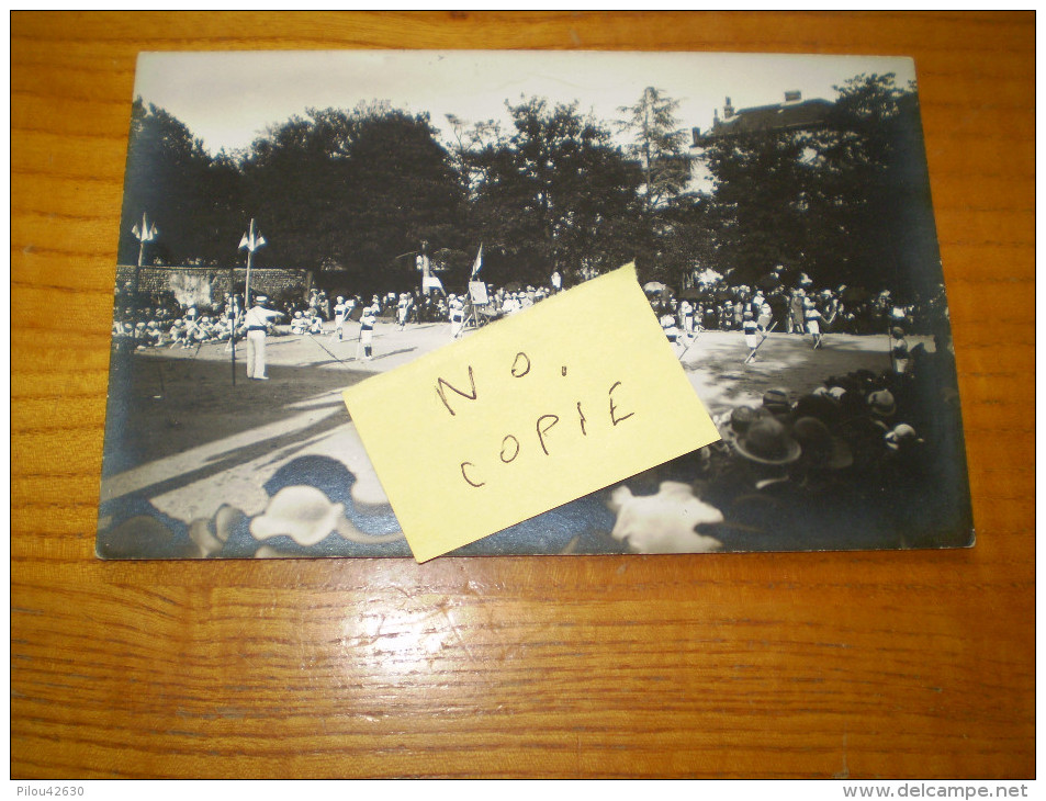 Carte Photo Blain Frères à Valence : Alliance Valentinoise 1922 , Gymnastique . Voir Indication Au Dos De La Carte - Gymnastique