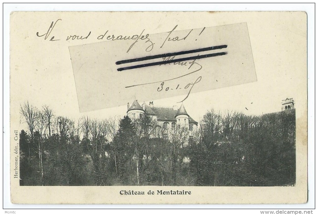 CPA - Château De  Montataire - - Montataire