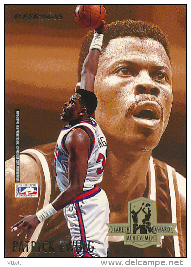 Basket, NBA, Career Award Achievement, Fleer' 94-95 : PATRICK EWING, KARL MALONE - 1990-1999