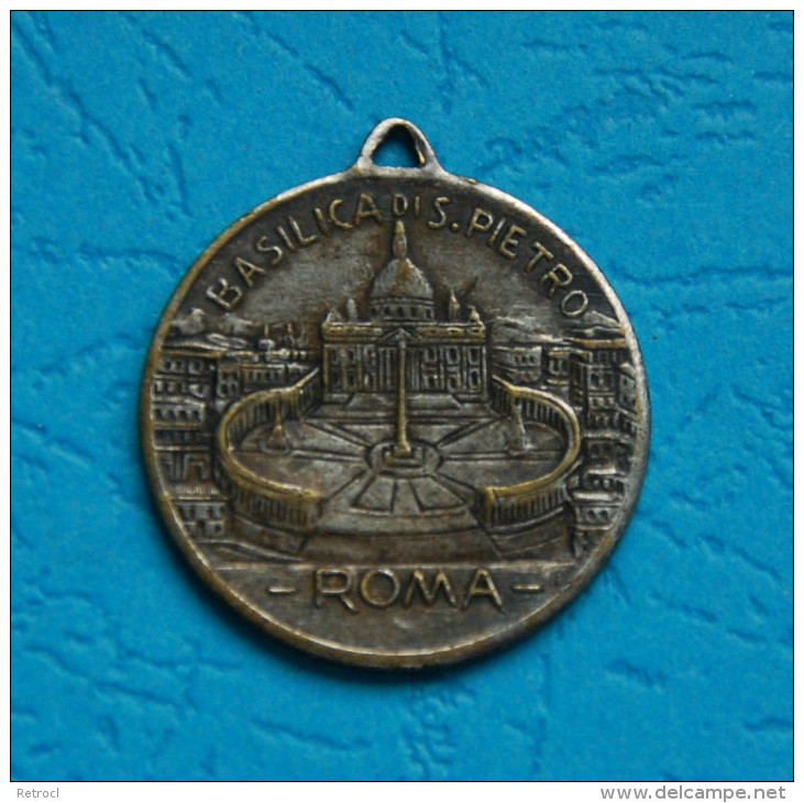 Old Religious Pendant Joannes XXIII Pont Max - Adel