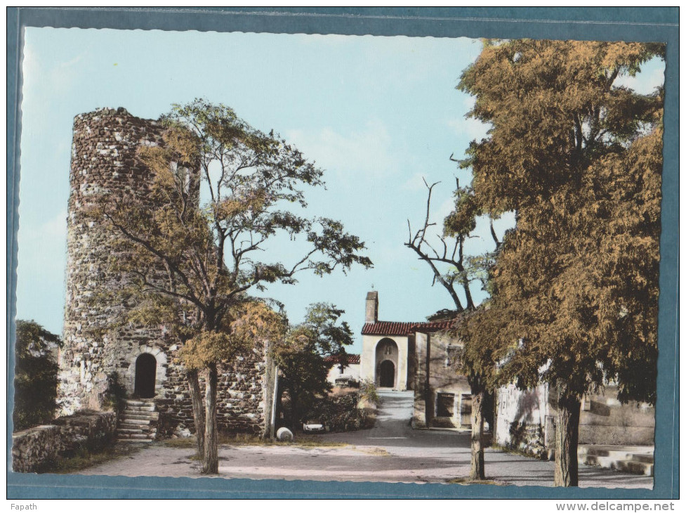 07 - SAINT-VINCENT-DE-BARRÈS - L'église Et Vestiges De Remparts - Non écrite - 2 Scans - 10.5 X 15 - SPADEM - Autres & Non Classés