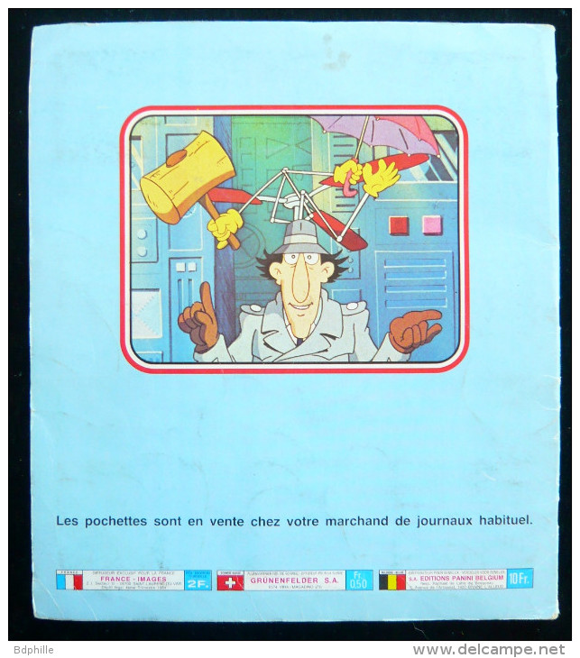 Inspecteur Gadget (album Panini) 1983 - Stickers