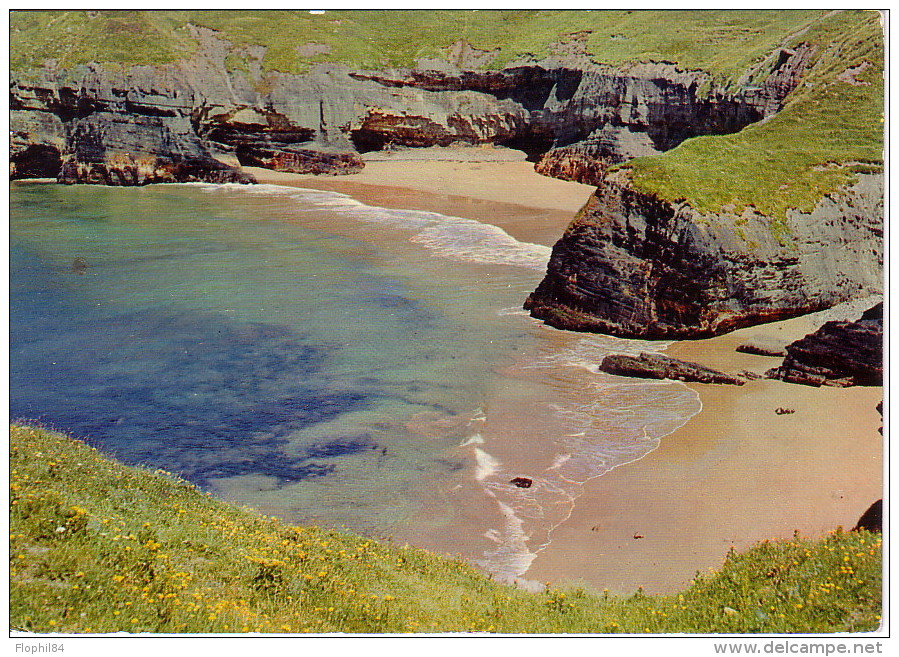 IRLANDE- EIRE - CROISIERE 1957-58 -  MILLE ANS APRES LES VIKINGS - IONYL - PLASMARINE - FALAISE DE BALLYBUNION. - Brieven En Documenten