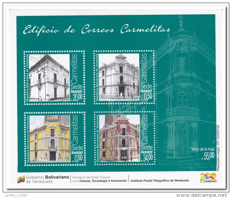 Venezuela 2014, Postfris MNH, Postoffices - Venezuela