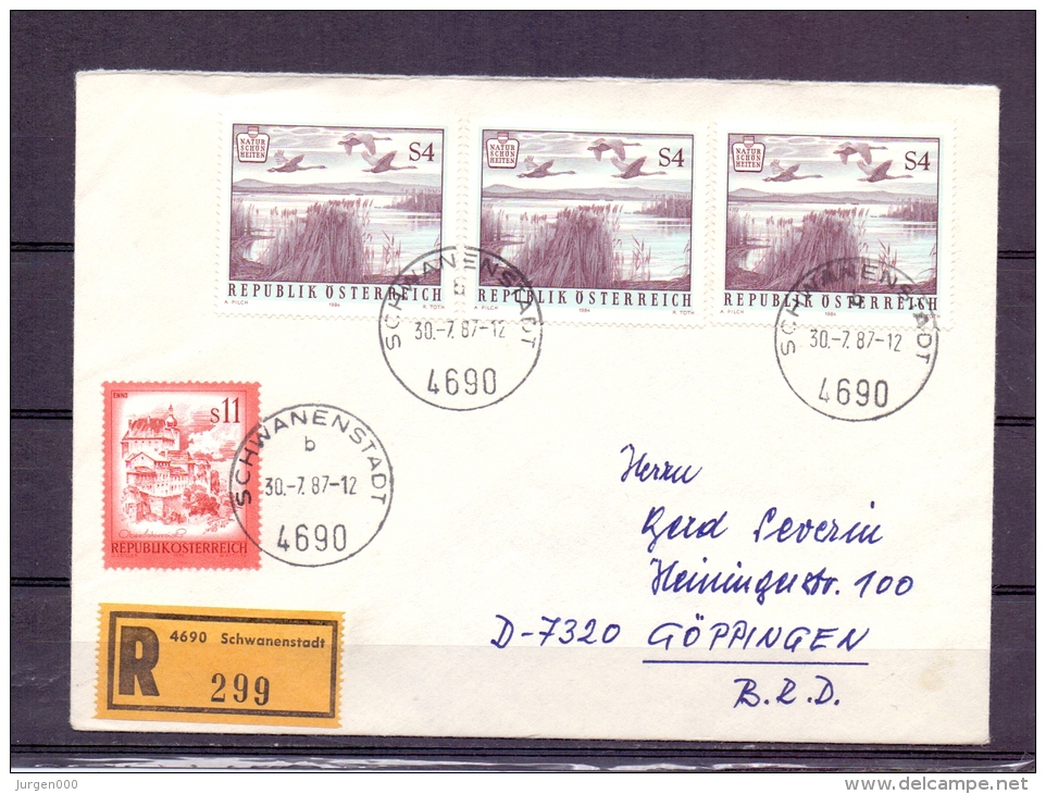 Rep. Österreich - Schwanenstadt 30/7/87   (RM5714) - Cygnes
