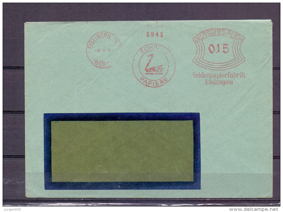 Deutsches Reich - Schwäne Papiere - Eislingen  (RM5744) - Swans