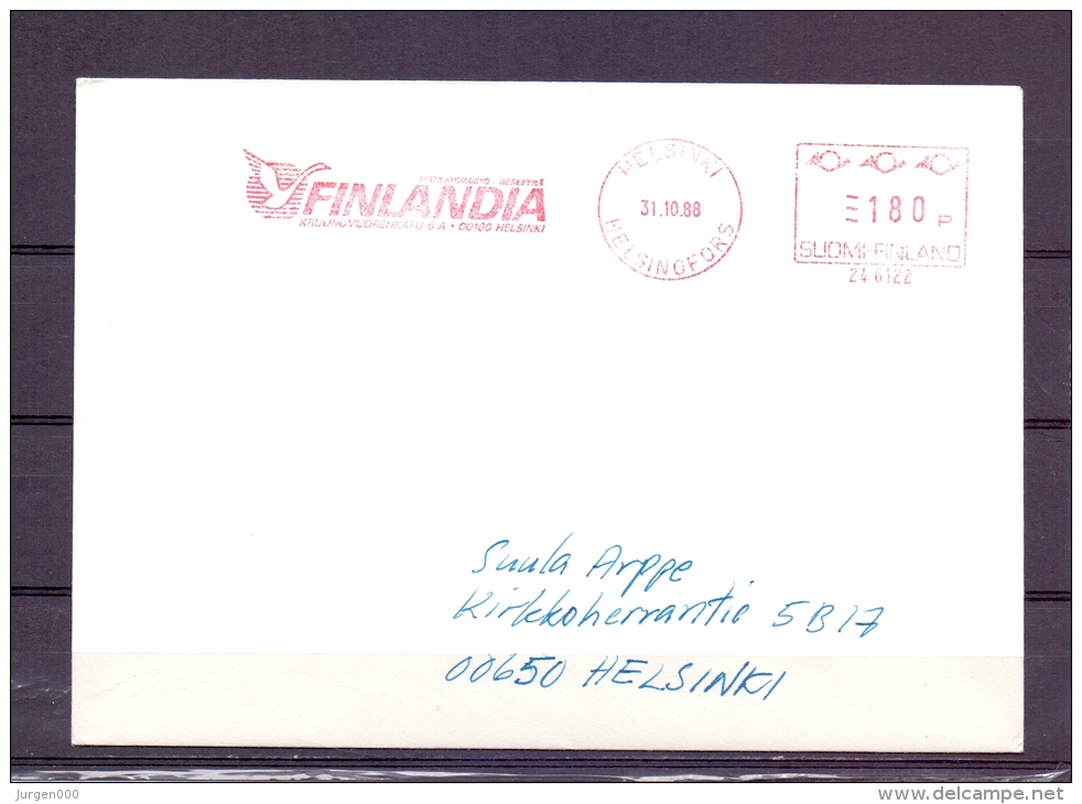 Finland - Finlandia - Helsinki 31/10/88  (RM5802) - Cisnes