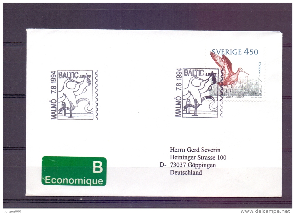 Sverige - Baltic Jubilee - Malmö 7/8/1994   (RM6169) - Picotenazas & Aves Zancudas