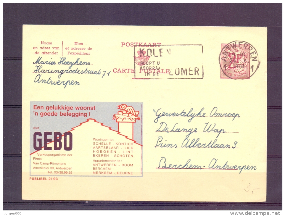 België - Postkaart - Gebo -  Antwerpen   (RM6371) - Cigognes & échassiers