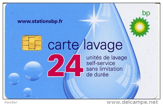 @+ Carte De Lavage BP - NEW - 24 UNITES. Recto : Www.stationsbp.fr (3) - Nouvelle Puce - Lavage Auto