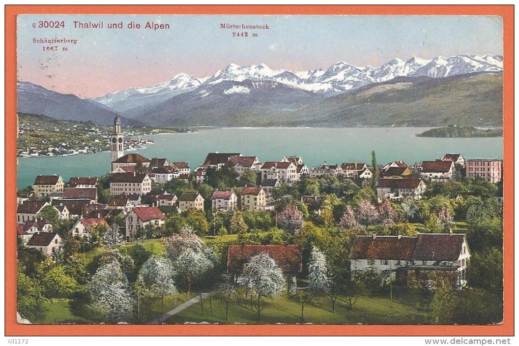 DAB-21 Thalwil  Gelaufen In 1910 - Thalwil