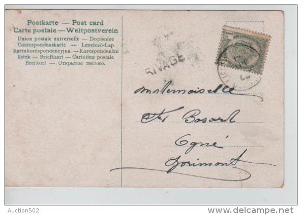 TP 53 S/CP C.Liège En 1905 + Griffe Rivage PR1023 - Linear Postmarks