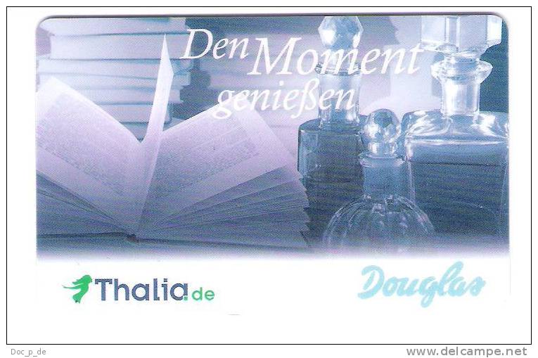 Germany - Allemagne - Douglas + Thalia - Parfum Flacon - Carte Cadeau - Carta Regalo - Gift Card - Geschenkkarte - Gift Cards