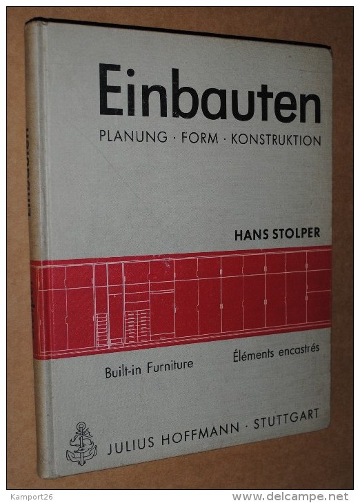 1960 EINBAUTEN: Planung Form Konstruktion HANS STOLPER Design 1st Edition Éléments Encastrés - Otros & Sin Clasificación