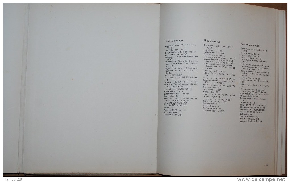 1960 EINBAUTEN: Planung Form Konstruktion HANS STOLPER Design 1st Edition Éléments encastrés