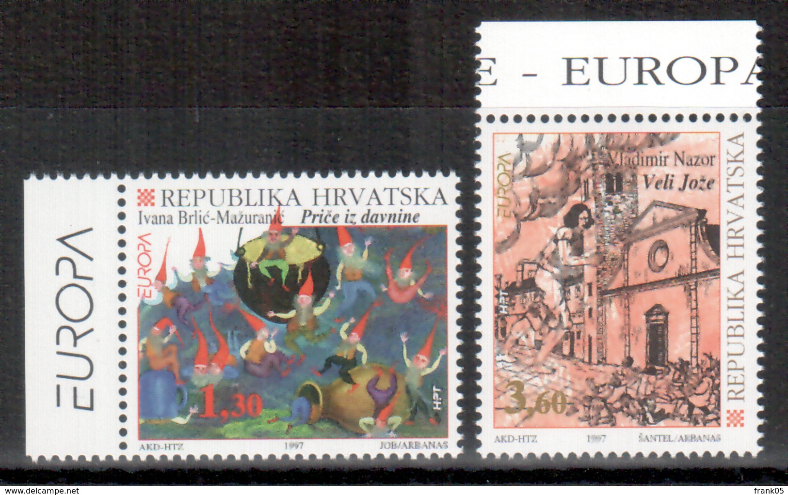 Kroatien / Croatia / Croatie 1997 Satz/set EUROPA ** - 1997