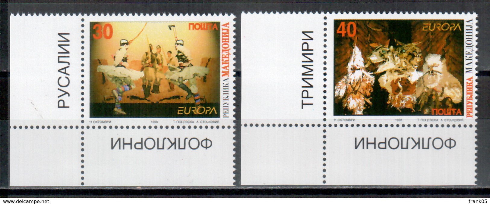 Makedonien / Macedonia / Macedonie 1998 Satz/set EUROPA ** - 1998