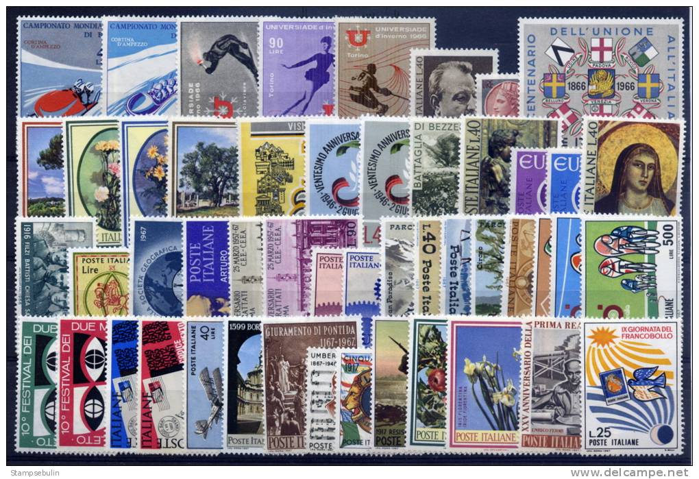 1966 COMPLETE YEAR PACK MNH ** - Full Years