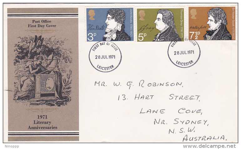 Great Britain 1971 Anniversaries  FDC - Non Classés