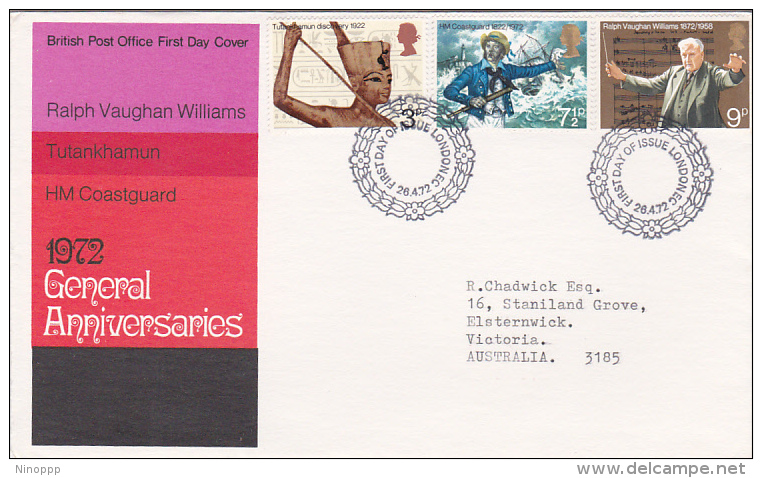 Great Britain 1972 Anniversaries  FDC - Non Classificati