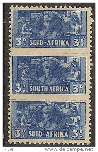 SOUTH AFRICA 1942 3d Unit SG 101 UNHM #CM442 - Unused Stamps