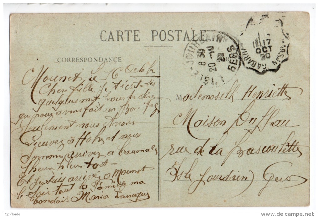 40 - GABARRET . RUE DE LA POSTE - Réf. N°6863 - - Gabarret