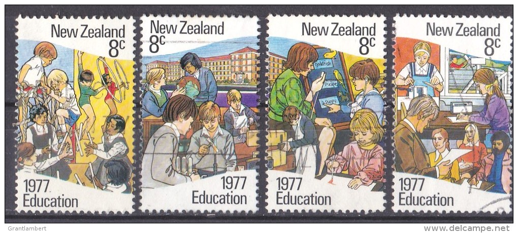 New Zealand 1977 Education 4 Different Used - - Used Stamps