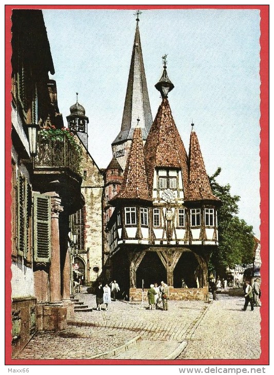 CARTOLINA NV GERMANIA - MICHELSTADT  ODENWALD - Scorcio Cittadino - 10 X 15 - Michelstadt