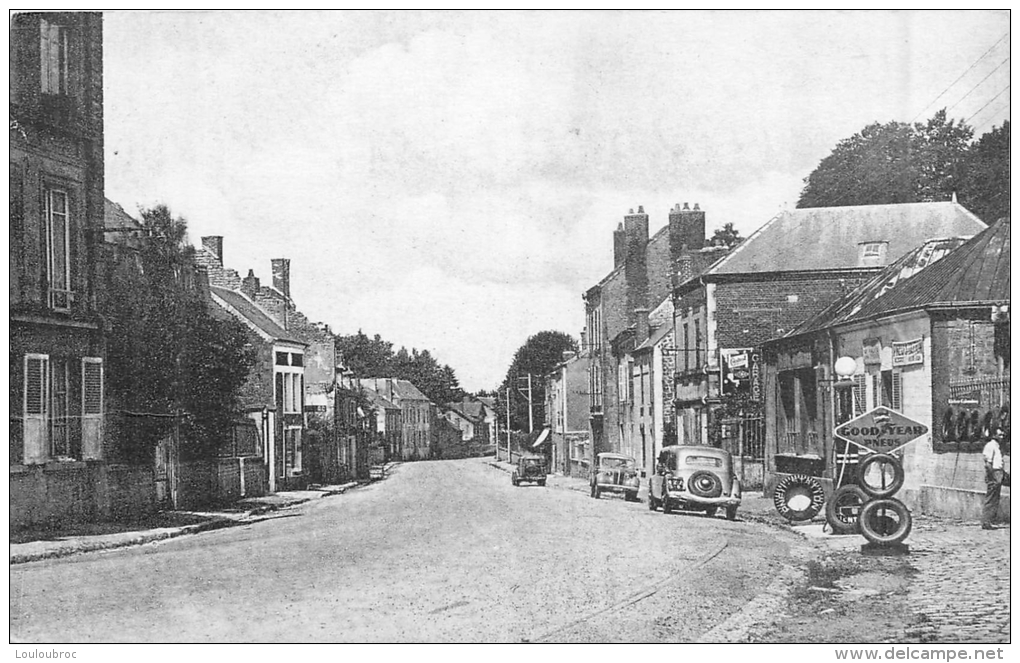 BALAN RUE NATIONALE  AVEC CITROEN TRACTION ET POMPE A ESSENCE - Autres & Non Classés