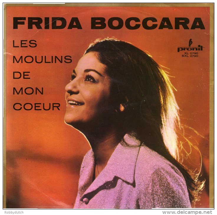 * LP *  FRIDA BOCCARA - LES MOULINS DE MON COEUR (Poland 1969) - Andere - Franstalig