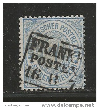 NORDDEUTSCHER POSTBEZIRK, 1869, Cancelled Stamp(s), 7 Kreuzer  Perforated, MI 22 # 16051, - Other & Unclassified