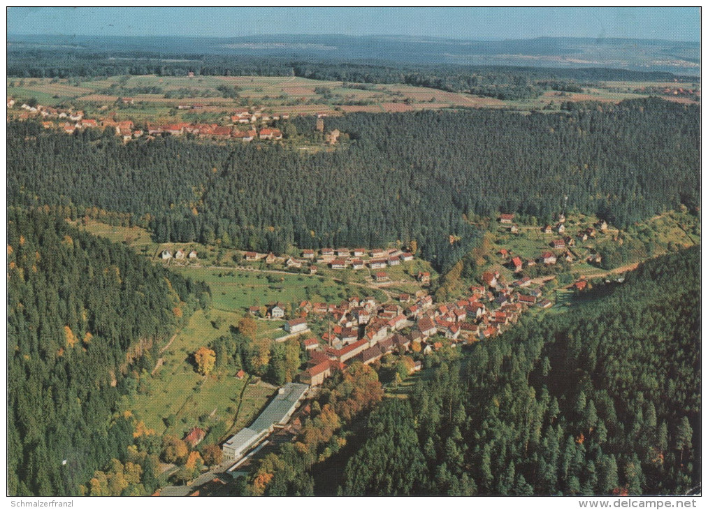 AK Bad Teinach Schwarzwald Luftbild Fliegeraufnahme Bei Zavelstein Calw Wildbad Oberreichenbach Altburg Liebenzell Weil - Bad Teinach