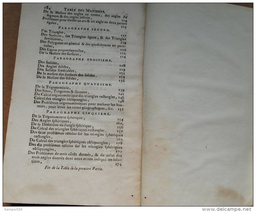 1781 Elémens De La Science Du Navigateur GARRA DE SALAGOITY Navigator Sailor - 1701-1800