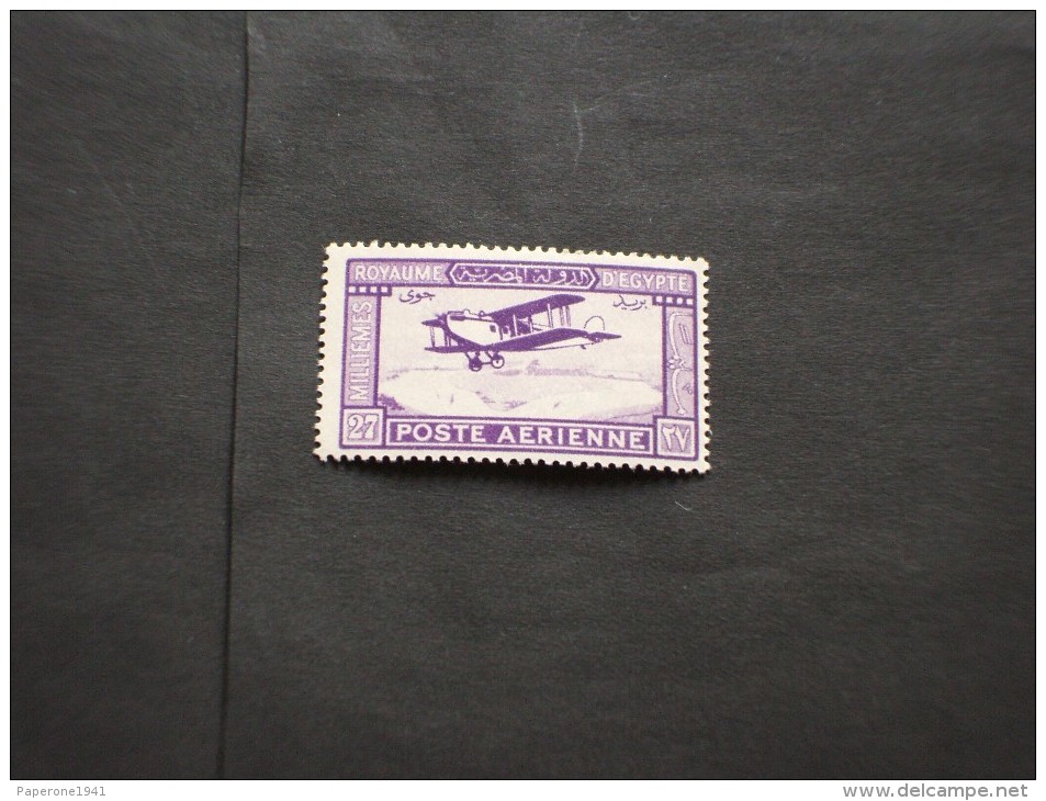 EGITTO - P.A. 1926/9 AEREO 27 M. - NUOVO(++)-TEMATICHE - Airmail