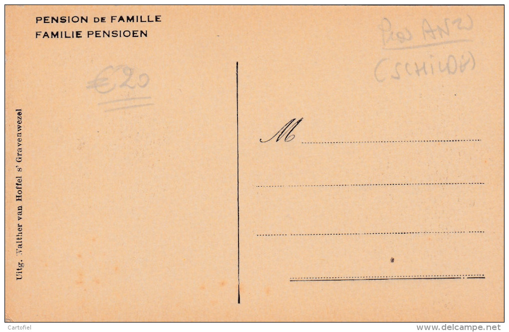 S'GRAVENWEZEL-ZICHT IN HET DORP-UITGAVE-WALTER VAN HOFFEL-NIET VERSTUURD-PRACHTIGE STAAT-ZIE 2 SCANS-MOOI ! ! ! - Schilde