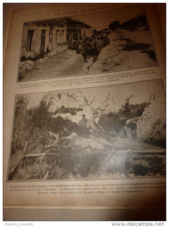 1915 JOURNAL De GUERRE (Le Pays De France): Artisanat Des Poilus (objets);Lihons;St-George S;Moudros;Gallipoli;St-Pries - Francés