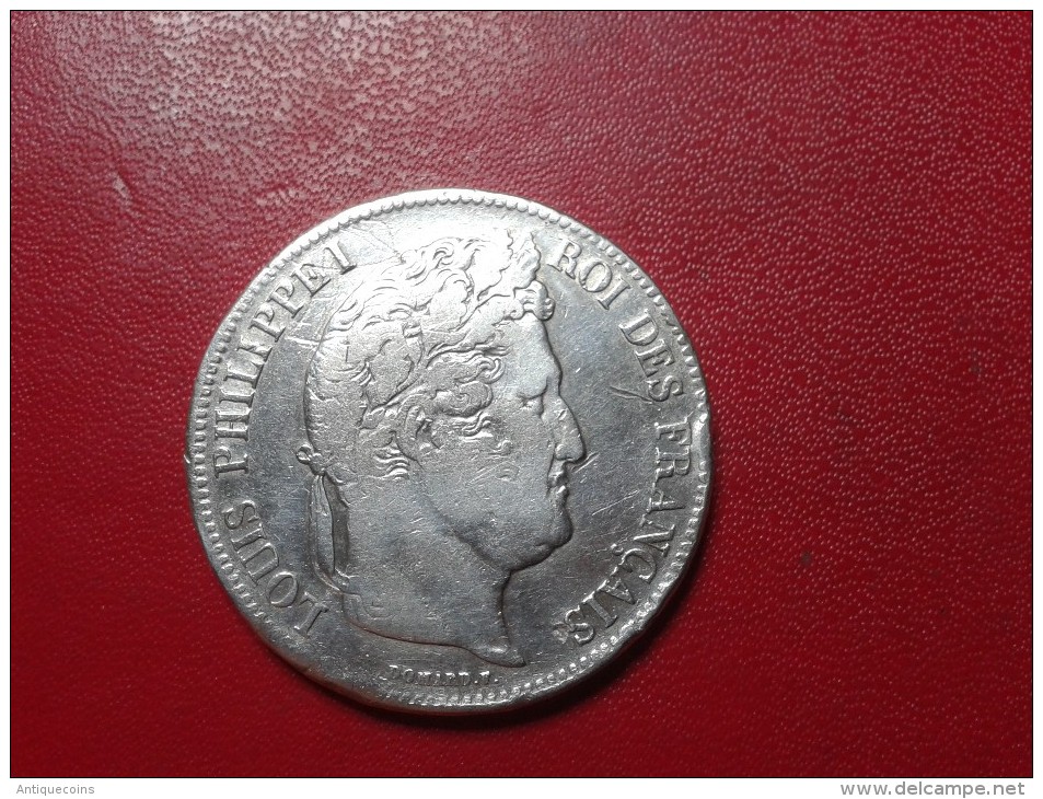 5 FRANCS LOUIS PHILIPPE Ier "1834 I (LIMOGE)". - 5 Francs