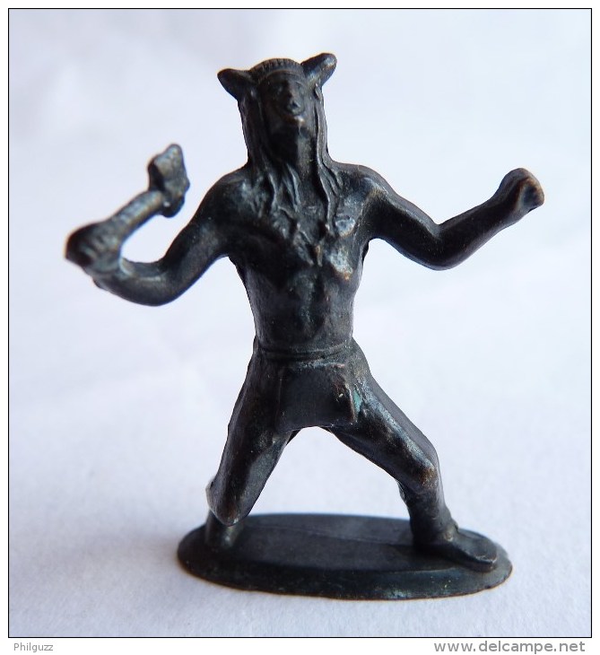Rare FIGURINE KINDER  METAL INDIEN 4 70's - U-EI Indianer (1) - Figurines En Métal