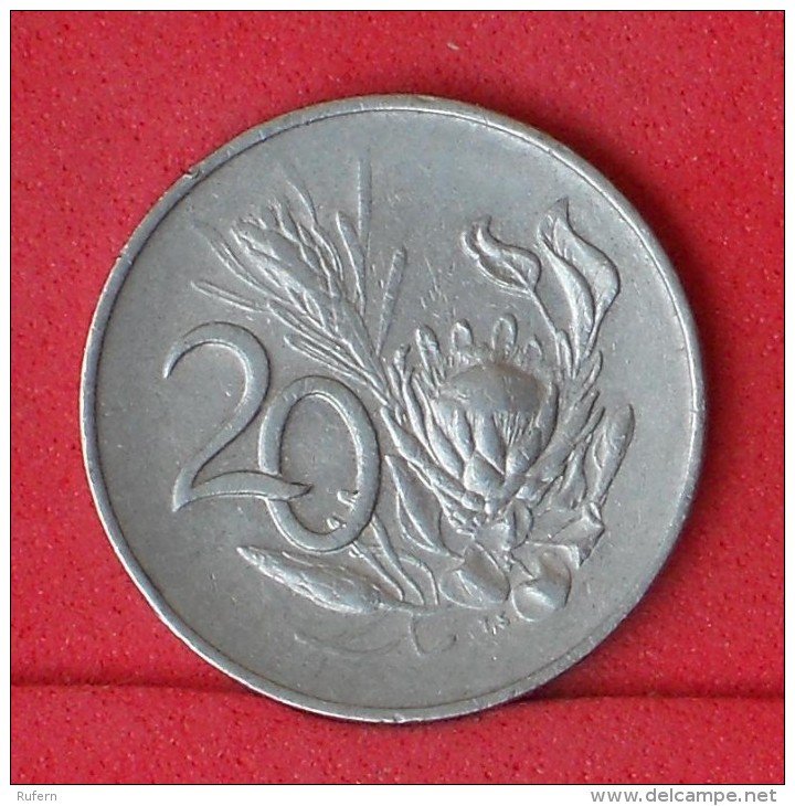 SOUTH AFRICA  20  CENTS  1965   KM# 69,2  -    (Nº08019) - South Africa